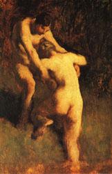Jean Francois Millet Two Bathers France oil painting art